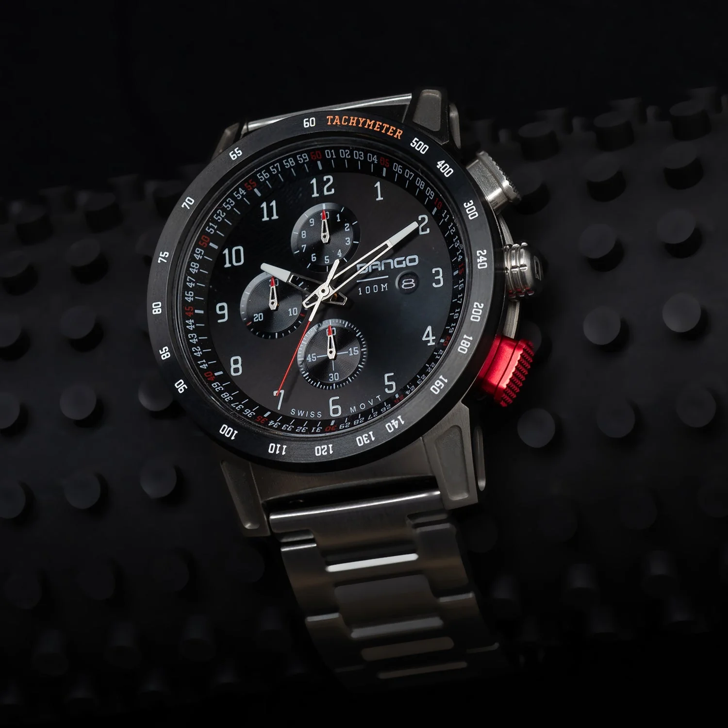 CR-01 - Chrono Watch with Metal Bracelet - Image 8