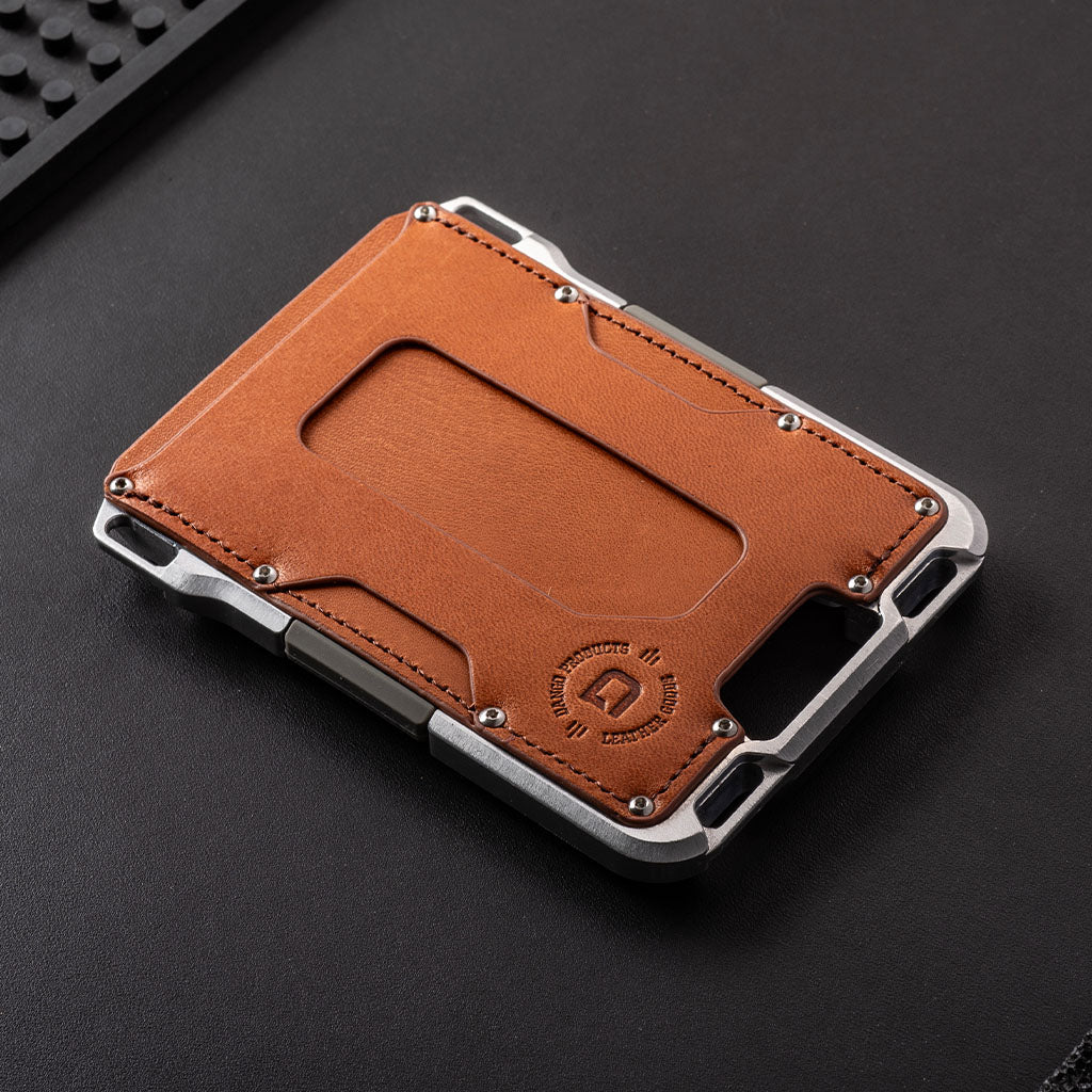 M1 Maverick™ Wallet - Special Edition - Whiskey Brown - Raw Aluminum - Image 5